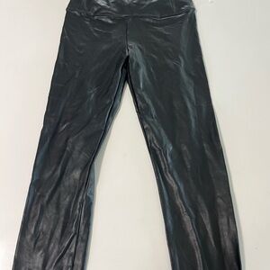 Bagatelle Black Leather Leggings